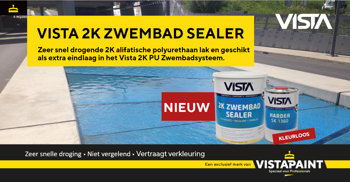 Vista 2K Zwembad Sealer Kleurloos